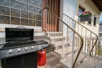 own entrance and gas grill